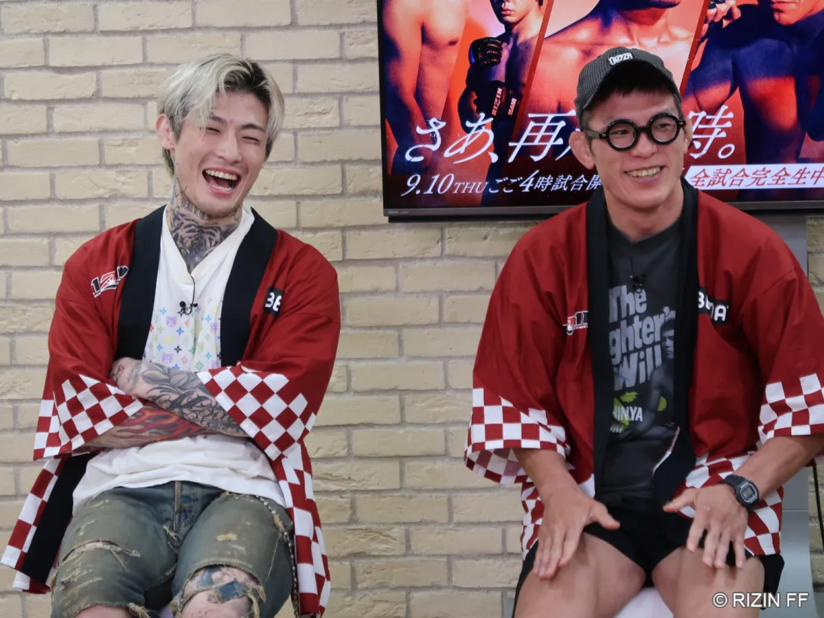 【超RIZIN.5】青木真也と平本蓮が言いたい放題　メイソンvs.ベイノアが最後に決定