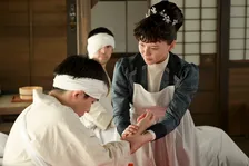 『風、薫る』第107回　多江が働いている陸軍予備病院を捨松が慰問する