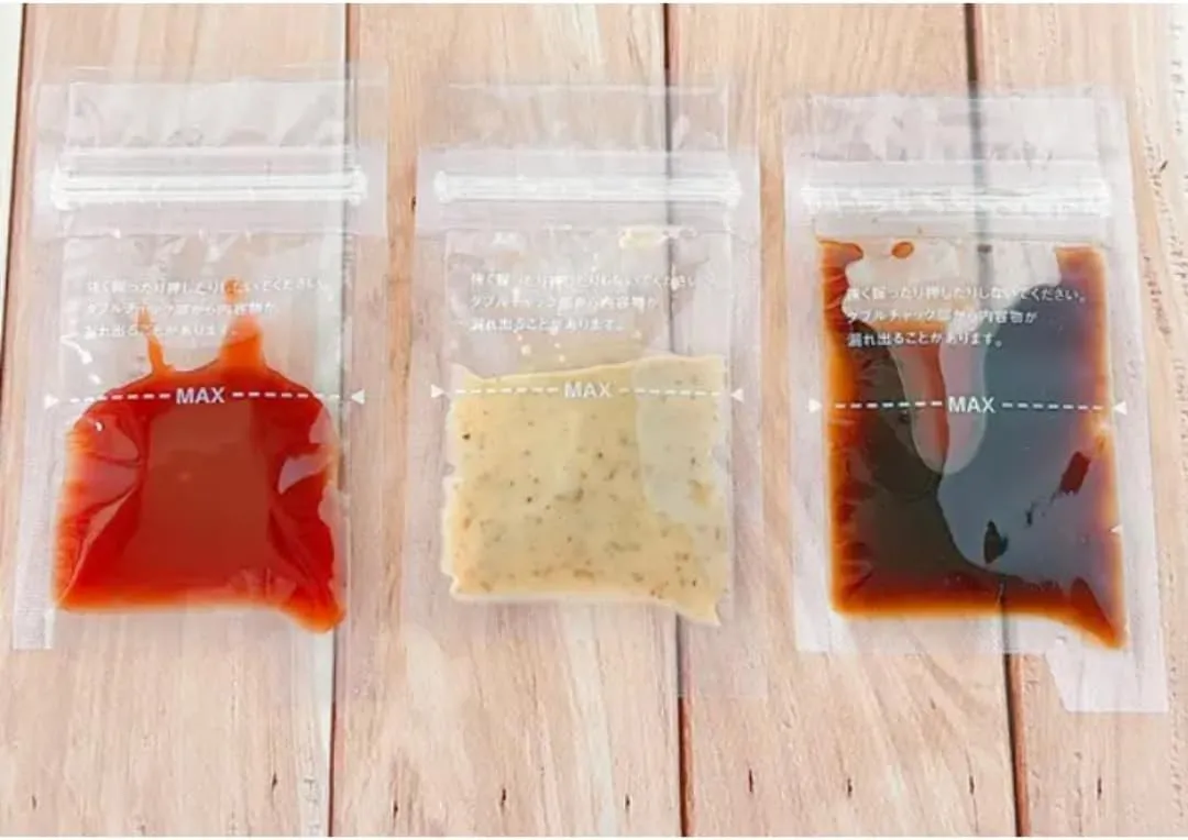 「コレ便利！」無印の“調味料用小分け袋”が再入荷　醤油、ドレッシングのほか先端を切ってお弁当のデコ用にも