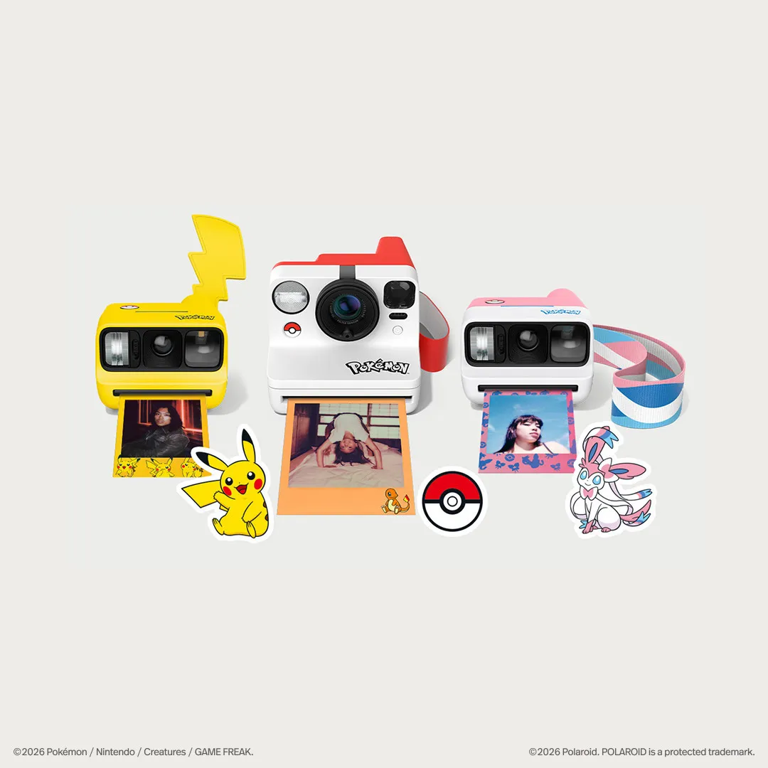 【きょうから予約受付】ポケモン×インスタントカメラ「Polaroid（ポラロイド）」とコラボ　遊び心満載のデザイン“3モデル”ほか全9アイテム
