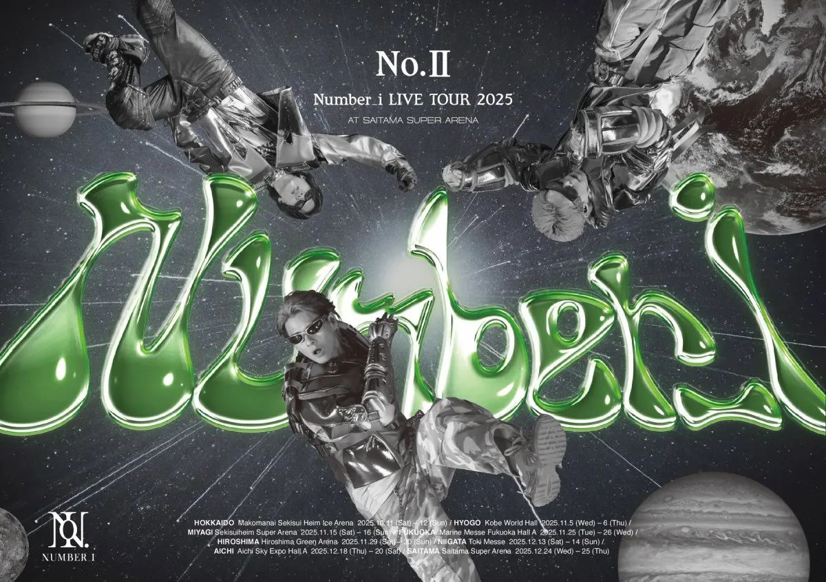 Number_i、ライブ映像作品が自身初の映像3部門同時1位【オリコンランキング】
