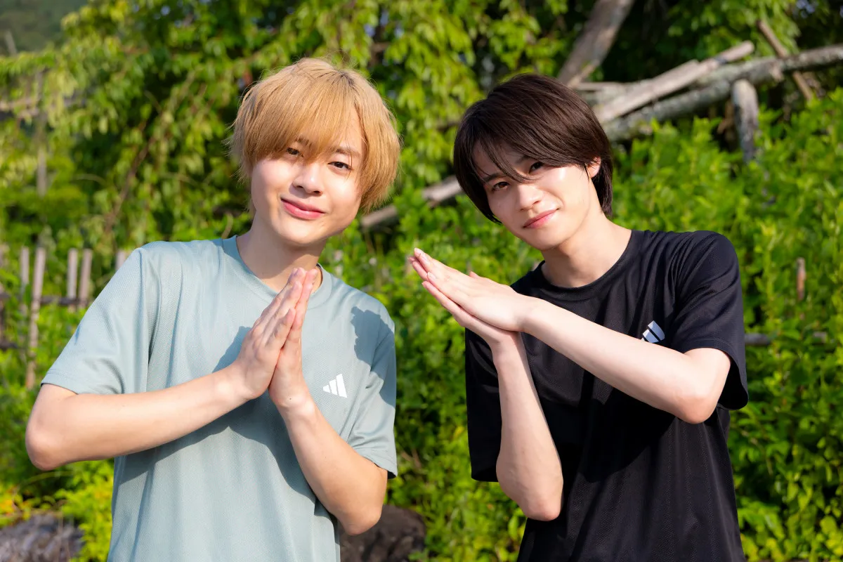 関西ジュニア嶋﨑斗亜＆岡佑吏、高難度なジャグリングの技に挑戦「新しい一面を見てもらいたい」