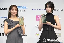 あの＆森香澄、『THE BEST OF BEAUTY 2026』を受賞　シックな装いで授賞式に出席