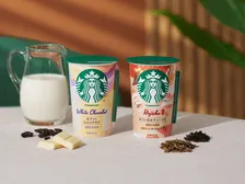 【スタバ】人気フレーバーがチルドカップに　『ホワイトショコララテ』と『ほうじ茶＆ティーラテ』が9・8より登場