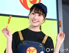 ももクロ佐々木彩夏、大ファン公言「串カツ田中」PR大使に就任　豪快な食べ＆飲みっぷりも披露