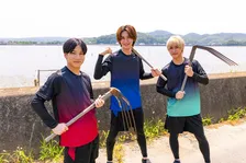岡﨑彪太郎＆山中一輝＆大内リオン、泥に足を取られ大苦戦　究極のうな丼のため“幻の青うなぎ”追う