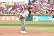 “乃木坂野球部”小川彩、セレモニアルピッチ「気持ちは出し切ることができた」