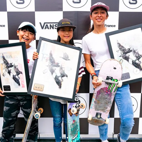 10歳の開心那が優勝！手塚まみが3位！『VANS PARK SERIESフランス』