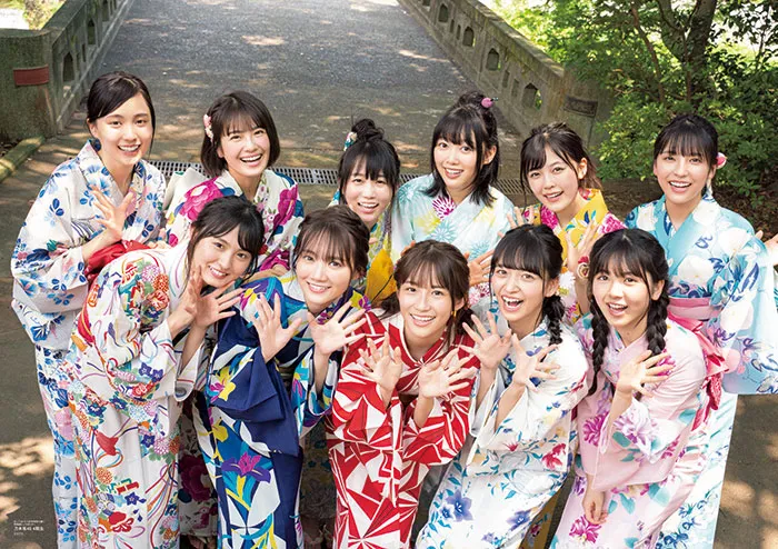 乃木坂46・4期生メンバー11人を雑誌「B.L.T.」で大特集！浴衣姿や微笑ま...