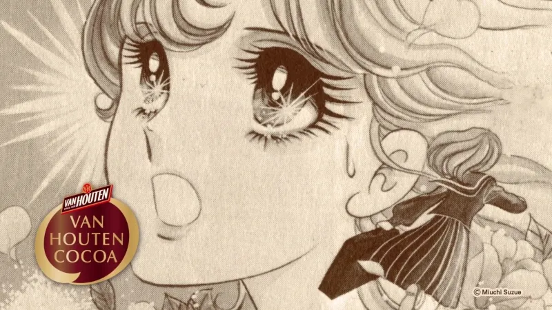 バンホーテンココアが人気少女漫画「ガラスの仮面」とコラボした新TVCM&...