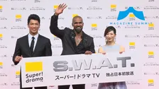 【海外ドラマ「S.W.A.T.」】シェマー・ムーア緊急来日！サプライズで肉体美披露！