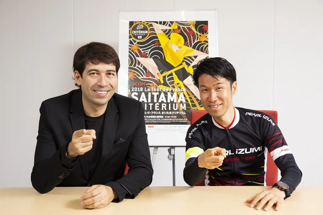 自転車競技界の名コンビ・サッシャ＆栗村修が実況解説する「さいたまクリテリウム」をJ:COM TVで放送！