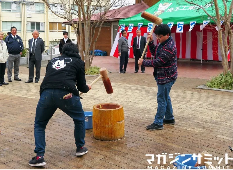 地元野菜とコラボ！地域密着型イベント埼玉工業大学「学生・留学生もちつき大会」を開催