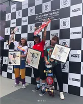 『VANS PARK SERIES中国』で四十住さくらが優勝！！中村貴咲2位！