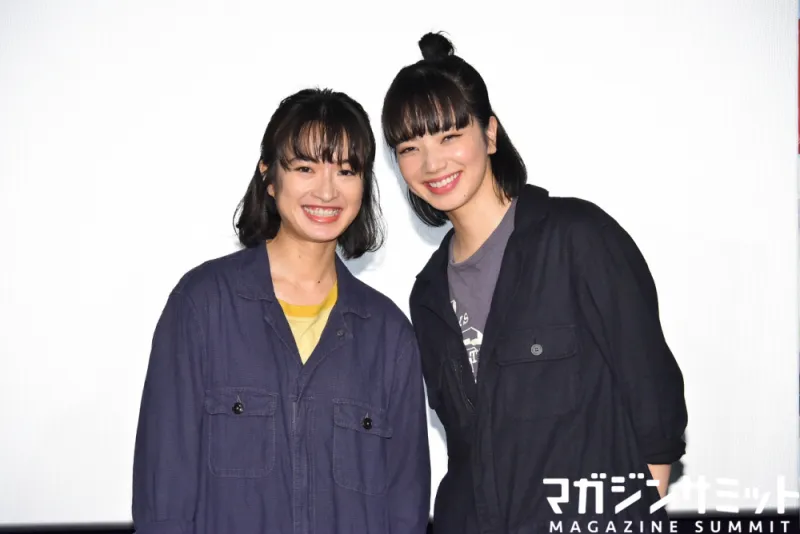 小松菜奈&amp;#038;門脇麦、あの人気デュオとしてツナギ姿で大登場やはり美しや