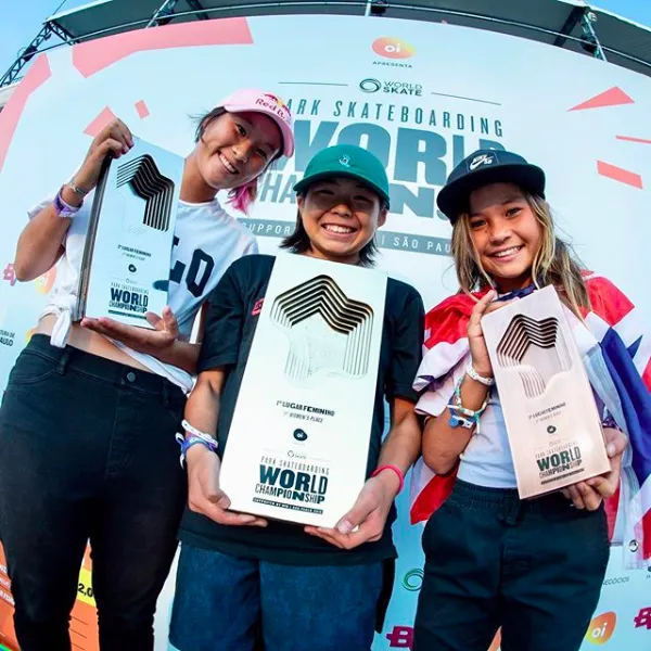 スケートボード・パーク世界選手権で岡本碧優(13)が世界女王に!四十住さくら2位!さらに岡本のトリックに進化が!?