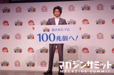 消されたツムはもうすぐ100兆！？藤原竜也がツムツム新キャラのアナ雪を熱弁