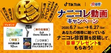 TikTokとナニコレ珍百景がコラボ！豪華賞品が当たる珍百景投稿キャンペーンが開催！