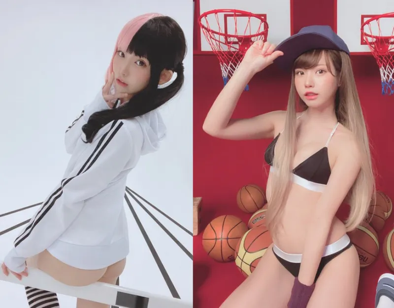 履いてない！？人気コスプレイヤー・えなこがスポーツをテーマにしたグラビアに登場！