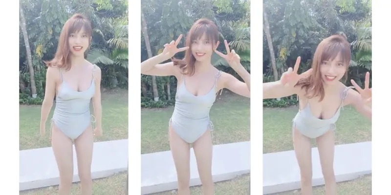 桃月なしこ、グラビア撮影時のオフショット動画を披露しファン大歓喜！