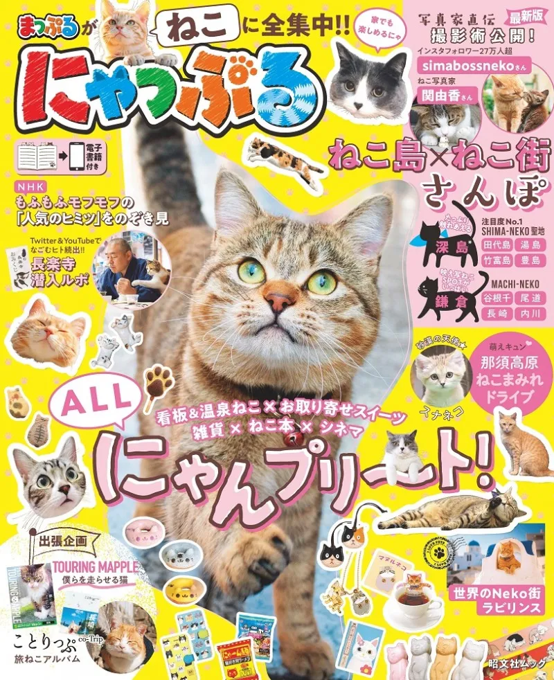 旅行ガイド「まっぷる」と猫がコラボした一冊「にゃっぷる」が予約段階...