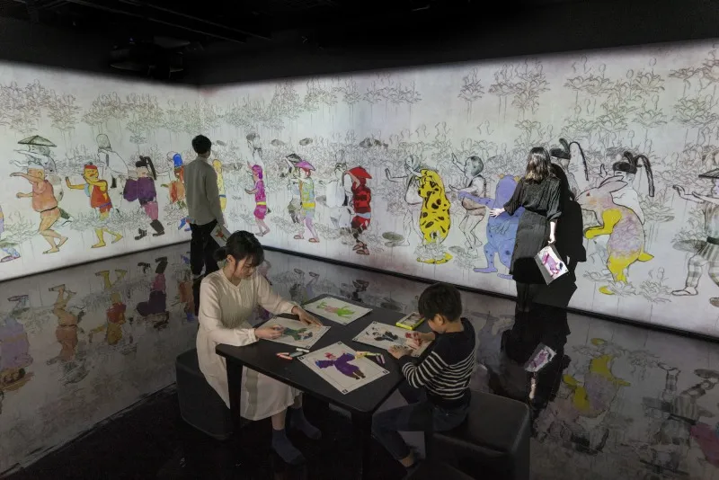あなたが描いた絵が世界と繋がり動き出す！KDDIとチームラボが自宅でも...
