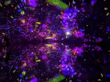 チームラボプラネッツに炎を描いた新作品や春限定の桜咲き渡る空間が登場！