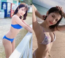 桃月なしこがヤンマガに登場！水着グラビアを複数披露しファン歓喜！「全部可愛い。優勝！！」