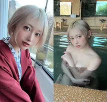 篠崎こころと温泉旅行の気分を味わえるグラビアが「漫画アクション」に掲載！