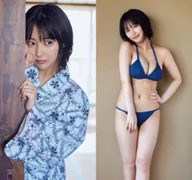 HKT48・田中美久、「ボブの女神と2人旅！」と題された旅行気分が味わえるグラビアに登場！