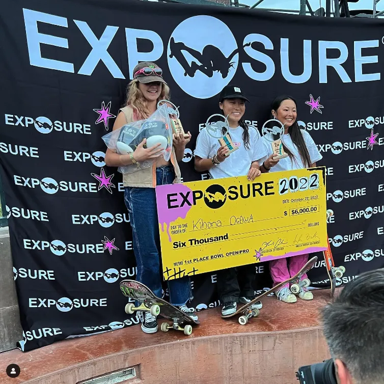 【女性が主役のスケートボードイベントEXPOSURE2022】ボウル・オープン...