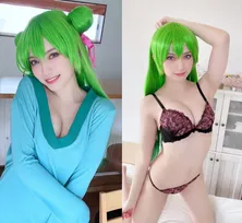 桃月なしこ、ヤングキングBULLで「恋愛フロップス」のキャラ「バイ・モンファ」に変身！