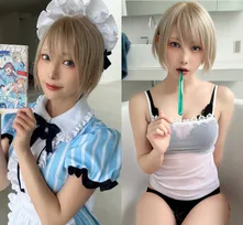 篠崎こころが週刊少年マガジンで漫画「女神のカフェテラス」とコラボ！鳳凰寺紅葉のコスプレグラビアを披露！