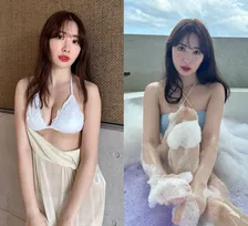 小嶋陽菜が6年ぶりに水着グラビアを披露！「令和になって泡風呂カットをお見せするとは…」