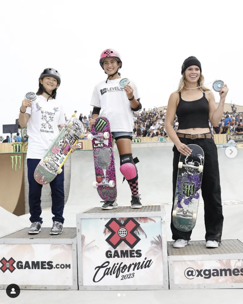 【X Games2023カリフォルニア・女子パーク】長谷川瑞穂がシルバーメダル...