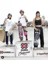 【X Games2023カリフォルニア・女子パーク】長谷川瑞穂がシルバーメダル！優勝はアリサ・トルー