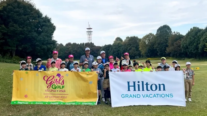 畑岡奈紗プロが地元・茨城の子どもたちにレッスン！ヒルトングランドバ...