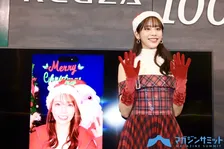 100インチTV「REGZA100V」新発売！記念イベントで貴島明日香がサンタコスでクリスマスの予定を公表