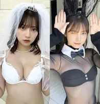 桃月なしこ、ウェディング＆バニー姿を披露！ファンから「可愛すぎる！」と大反響！