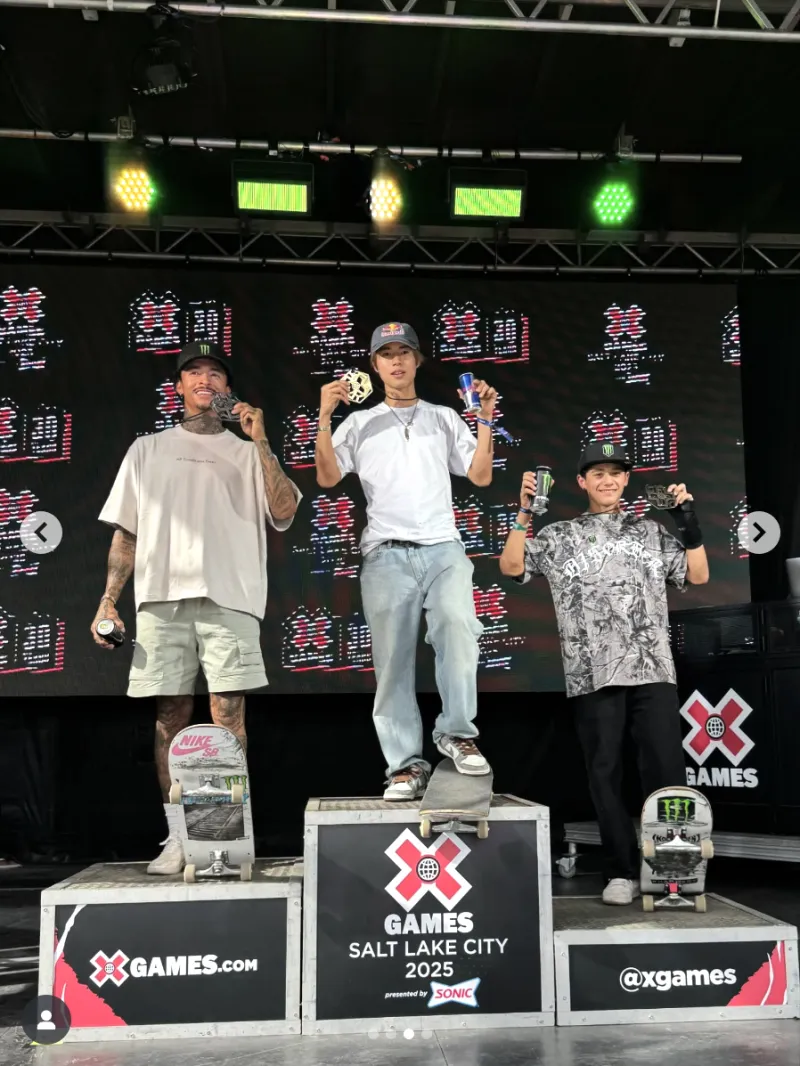 【X Gamesソルトレイクシティ2025ストリート】堀米雄斗が優勝！女子はク...