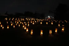 玉川学園の丘に揺れる「竹あかり」が灯した学びと循環のウインタークリスマスイルミネーション