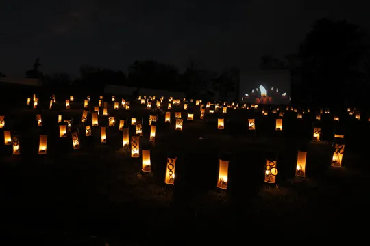玉川学園の丘に揺れる「竹あかり」が灯した学びと循環のウインタークリスマスイルミネーション