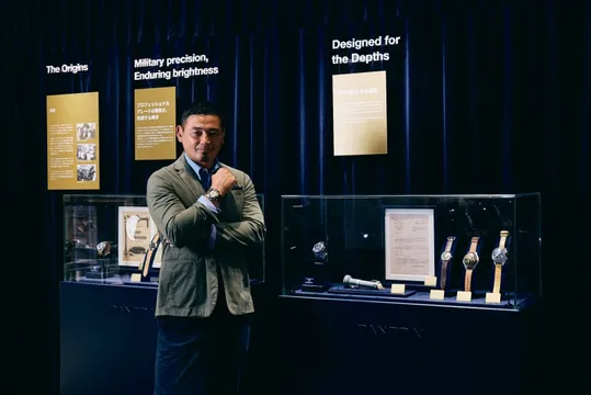 五郎丸歩が時計ブランド「パネライ」のイベントに登場！「時計はアクセサリーというより“装備”に近い」