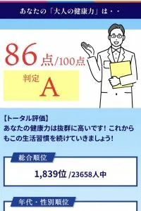 森永トリプルヨーグルト「全国一斉 大人の健康力診断」