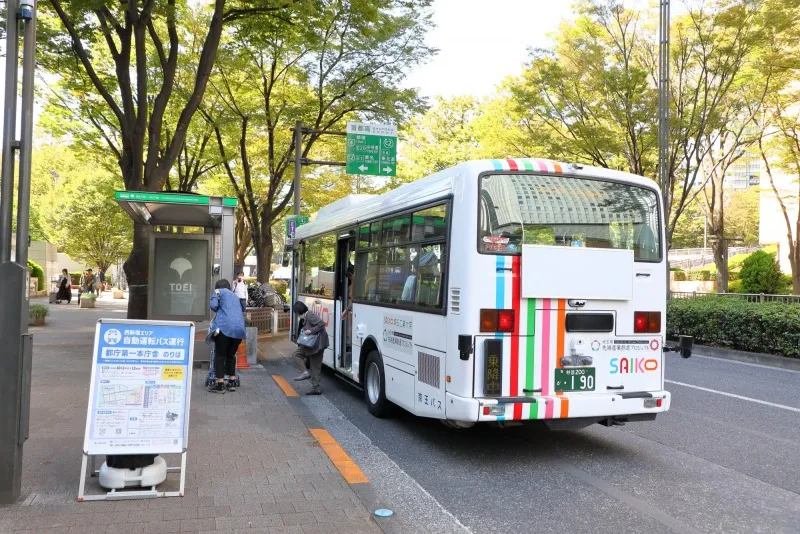 埼玉工業大学開発の中型自動運転バス