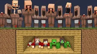 超大量の改造村人 vs. 最強のシェルター【まいくら・マインクラフト】