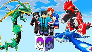 ポケモンワンブロックがある世界で伝説のポケモンを倒す【 マイクラ / マインクラフト 】