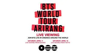 BTS WORLD TOUR 'ARIRANG' LIVE VIEWING IN GOYANG & JAPAN Main Trailer