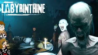 【4人実況】心臓がドキドキすると大人気の「 バケモノ脱出ゲーム 」が面白い『 Labyrinthine 』