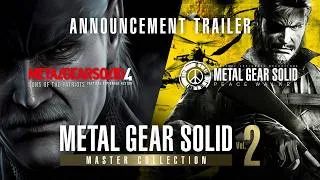 METAL GEAR SOLID: MASTER COLLECTION Vol.2 - Announcement Trailer (4K) | KONAMI